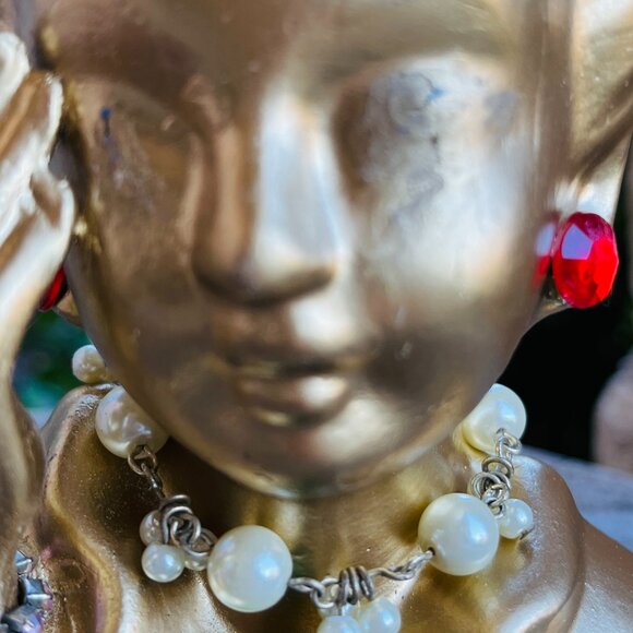 OOAK Kitschy Christmas Head vase made by me! - Picture 11 of 16